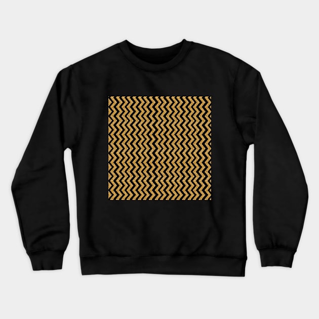 zigzag pattern Crewneck Sweatshirt by Aekasit weawdee